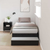 zahrada-XL Rám postele s úložným prostorem Čierny dub 226,5 x 90 x 31,5 cm 3335670