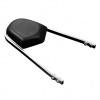 Samostatná opierka spolujazdca Highway Hawk WIDE 003 chróm Chróm