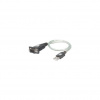 Techly IDATA USB-SER-2T sériový kábel Priehľadná 0,45 m USB Typ-A DB-9 (IDATA-USB-SER-2T)