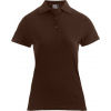 PROMODORO 4005 / Dámska polokošeľa z prstencovej bavlny - brown XXL