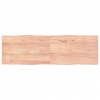 vidaXL Stolová doska svetlohnedá 160x50x(2-4)cm ošetrený masív hrany - Hnedá - 23551-165027