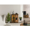 Bighome - Komoda z mangového / recyklovaného dreva 75x36x90 prírodný lak IRON LUX