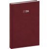 NOTIQUE Denný diár Balakon 2026, bordový, 15 x 21 cm