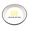 Duvo+ keramická miska pre mačky Feed me meow 15,5 cm