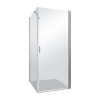 Roltechnik Sprchové dvere v kombinácii s pevnou stenou LYE2+LYSW1S 80 x 80 cm 80 cm 80 cm