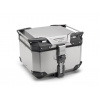 OBKE42A strieborný horný kufor GIVI Trekker Outback EVO hliníkový (Monokey topcase), objem 42 ltr.