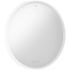 HANSGROHE Xarita S zrkadlo s LED osvetlením, s kapacitným dotykovým čidlom, priemer 700 mm, hĺbka 50 mm, rám matný biely, 54982700