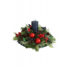 Modrý adventný svietnik na stôl 30cm