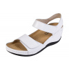 Dámske sandále Buxa ANATOMIC BZ315 so suchým zipsom biele - 36 [23,5 cm]