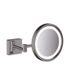 Hansgrohe AddStoris, kozmetické zrkadlo s LED osvetlením, kartáčovaný čierny chróm, HAN-41790340