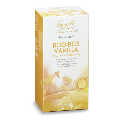 Ronnefeldt Teavelope Rooibos Vanilla bylinný čaj 25 x 1,5g