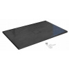 Kamenná sprchová vanička Slim Black 80x100 (Kamenná sprchová vanička Slim Black 80x100)