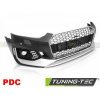Tuning-tec PREDNÝ NÁRAZNÍK SPORT CHROME SILVER PDC pasuje na AUDI A5 16-19
