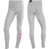 Adidas Dětské legíny Essentials Linear Logo šedé IC3580 164cm