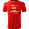 Červené tričko trvalo 80 rokov - darček k 80 narodeninám pre dedka XXL