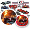 DIGITÁLNA TLAČ Opłatek na tort FORMULA 1 F1 BOLID FERRARI + TEXT ZADARMO 7
