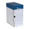 Archívny box Victoria 150 mm modrý-biely