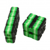 Nekonečná kocka Infinity Cube FUN EDITION – antistresový doplnok - Zelená neón