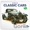 NOTIQUE Nástenný poznámkový kalendár Classic Cars 2026 - Václav Zapadlík (ilustrátor)