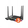 Tenda V12 - Bezdrôtový AC dvojpásmový VDSL2+/VDSL/ADSL router 802.11ac/a/b/g/n,1200 Mb/s, gigabitová sieť WAN/LAN, USB (V12)