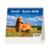 Stolový kalendár 2026 MiniMax Koně/Kone