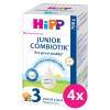 4x HiPP 3 Junior Combiotik® Batoľacie mlieko od uk. 1. roka 700 g VP-F160319