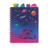 Coolpack Zápisník špirálový Chill vibes A5 so záložkami Stitch Black