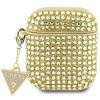 Kryt Guess Case Apple Airpods 1/2 Gua2Hdgtpd (Rhinestone Triangle Charm) Gold