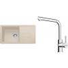 Franke SET G268 SA 114.0700.760 - Set drez BSG 611-78/39 sahara + batéria FS 3230.031 chróm