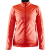 Dámská ultralehká cyklistická bunda CRAFT Adv Essence Light Wind oranžová Velikost: L