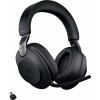 Jabra Evolve2 85 MS Headset uzavřená (Over Ear) Bluetooth®, kabelová stereo černá Redukce šumu mikrofonu regulace hlasitosti, Indikátor nabití, Vypnutí zvuku