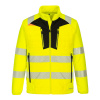 PORTWEST Portwest DX473 DX4 Hi-Vis Hybridná Baffle bunda - Žltá-Čierna, XL Žltá-Čierna, XL