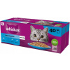 Whiskas s bielou rybou treskou lososom a tuniakom 40 x 85 g