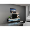 Cama Meble Tv stolík VIGO NEW 180, čierny mat/biely lesk
