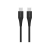Swissten kábel TPE USB-C/USB-C Power Delivery 5 A (100 W) 1,5 m čierny 71506540