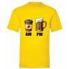 Am káva Pm pivo - Žltá