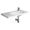 JIKA TIGO umývadlo s otvorom pre batériu 80 x 38,5 cm biela 8.1221.8.000.106.1