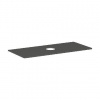 Hansgrohe Xelu Q - Doska pod umývadlo 118x55 cm, výrez uprostred, matná sivá 54115910