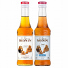 Monin Bezcukrový barový sirup s príchuťou Karamel 250 ml do kávy (Sugarfree)