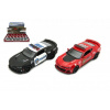 Teddies Auto Kinsmart Chevrolet Camaro policie/hasiči 12cm kov asst 2 barvy na zpětné natažení 12ks v boxu Cena za 1ks