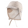 STERNTALER Šiltovka s ochranou krku na zaväzovanie s UV filtrom 30 hnedá kotvičky chlapec-39 cm-3-4 1601832-935-39