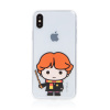 AppleMix Kryt Harry Potter pre Apple iPhone Xs Max - gumový - Ron Weasley - priehľadný
