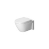 DURAVIT Starck 2 závesné WC s hlbokým splachovaním, 370 mm x 540 mm, s povrchom WonderGliss, 25340900001
