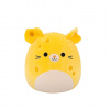 SQUISHMALLOWS Žltá syrová myška - Amelia, 35 cm