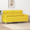 zahrada-XL 2-miestna pohovka bledožltá 140 cm látka 359240