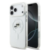 Karl Lagerfeld IML K&CH Heads Metal Frame MagSafe zadný kryt pre iPhone 17 Pro Max Transparent