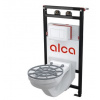 ALCA Set montážny rám A108F/110+výlevka WS Alca+mriežka+izolačná doska+tlačidlo M270 Biele A108F 5:1 SET