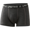 Pánské merino boxerky LASTING Noro šedé Velikost: M