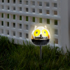 LED solárna lampa - sova - studená biela - žltá - 150 x 50 x 50 mm