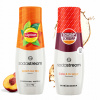 2x sirup Sodastream Lipton Ice Tea Broskyňa + Shwip Shwap Cola Orange